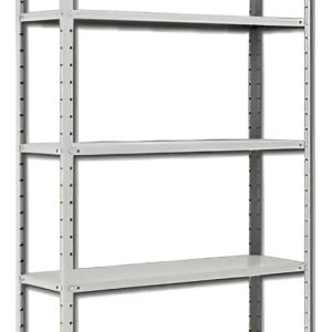 Estante de aço com 5 prateleiras com reforço.