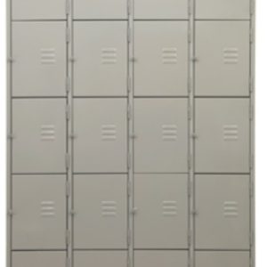 Roupeiro de aço com 20 portas com pitão para cadeado