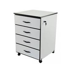 Gaveteiro volante com 4 gavetas.